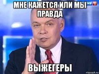 мне кажется или мы правда выжегеры