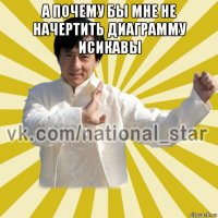 а почему бы мне не начертить диаграмму исикавы 