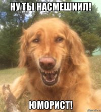 ну ты насмешиил! юморист!