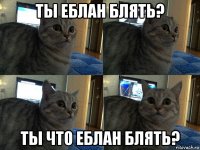 ты еблан блять? ты что еблан блять?