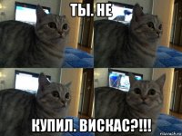 ты. не купил. вискас?!!!