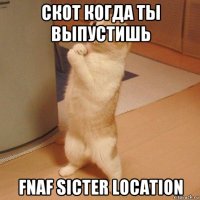 скот когда ты выпустишь fnaf sicter location