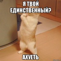 я твой единственный? ахуеть