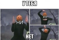 у тебя нет