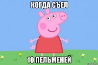 когда съел 10 пельменей