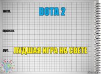 DOTA 2  Лудшая игра на свете