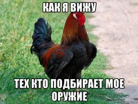 как я вижу тех кто подбирает мое оружие