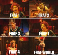 FNaF 1 FNaF 2 FNaF 3 FNaF 1 FNaF 4 FNAF WORLD