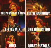 The pussycat dolls fifth harmony little mix one direction dnce quest pistols