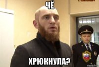 чё хрюкнула?