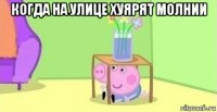 когда на улице хуярят молнии 