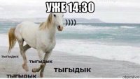 уже 14:30 