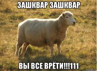 зашквар зашквар вы все врёти!!!111