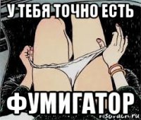 у тебя точно есть фумигатор