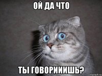 ой да что ты говорииишь?