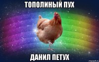 тополиный пух данил петух