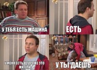 у тебя есть машина есть у меня есть в гараже это жигули у ты даёшь