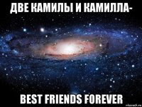 две камилы и камилла- best friends forever