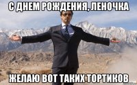 с днем рождения, леночка желаю вот таких тортиков