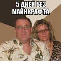 5 дней без майнкрафта 