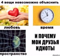 И почему мои друзья идиоты