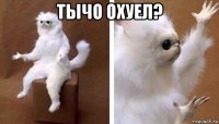 тычо охуел? 