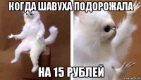 когда шавуха подорожала на 15 рублей