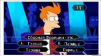 Сборная Франции - это.. Параша Параша Параша Параша