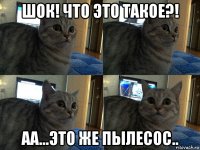 шок! что это такое?! аа...это же пылесос..