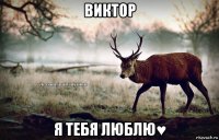 виктор я тебя люблю♥