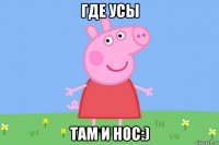 где усы там и нос:)