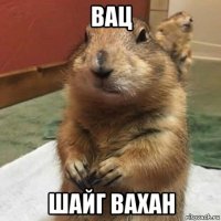 вац шайг вахан