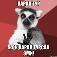 карап тур жок карап турсан эми!