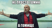 не просто гомик а гомище