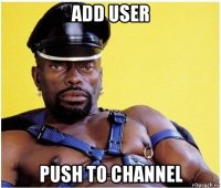 add user push to channel