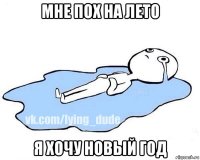 мне пох на лето я хочу новый год