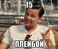 15 плейбой