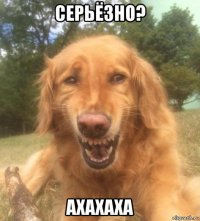 серьёзно? ахахаха