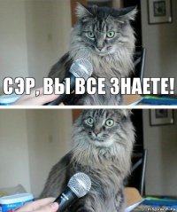 Сэр, вы все знаете! 