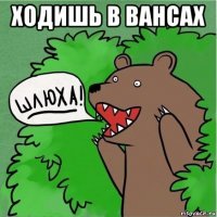 ходишь в вансах 