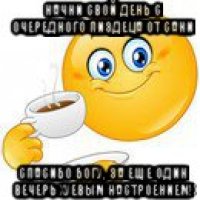начни свой день с очередного пиздеца от сани спасибо богу, за еще один вечерь хуевым настроением!