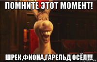 помните этот момент! шрек,фиона,гарельд осёл!!!