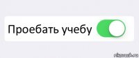  Проебать учебу 