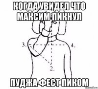 когда увидел что максим пикнул пуджа фест пиком