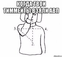 когда твои тиммейты взяли авп 