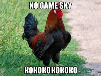 no game sky кокококококо