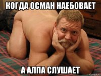 когда осман наебовает а алпа слушает