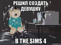 решил создать девушку в the sims 4