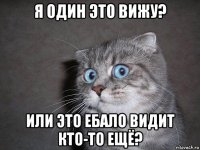 я один это вижу? или это ебало видит кто-то ещё?