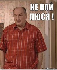 Не ной люся !